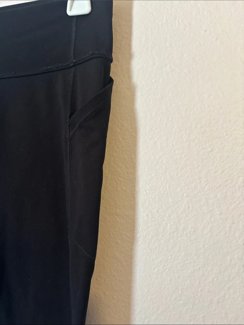 All In Motion Black High-Waist Active Leggings With Pockets, Size L